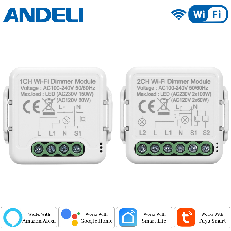 Smart Home Web - Moduł inteligentnego ściemniacza WiFi DIY, sterowanie