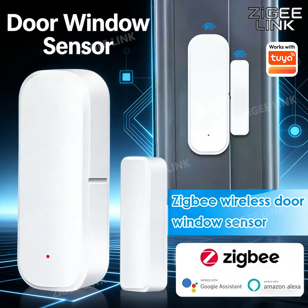 Smart Home Notifications - Bezprzewodowy czujnik otwarcia drzwi/okien ZigBee, inteligentny
