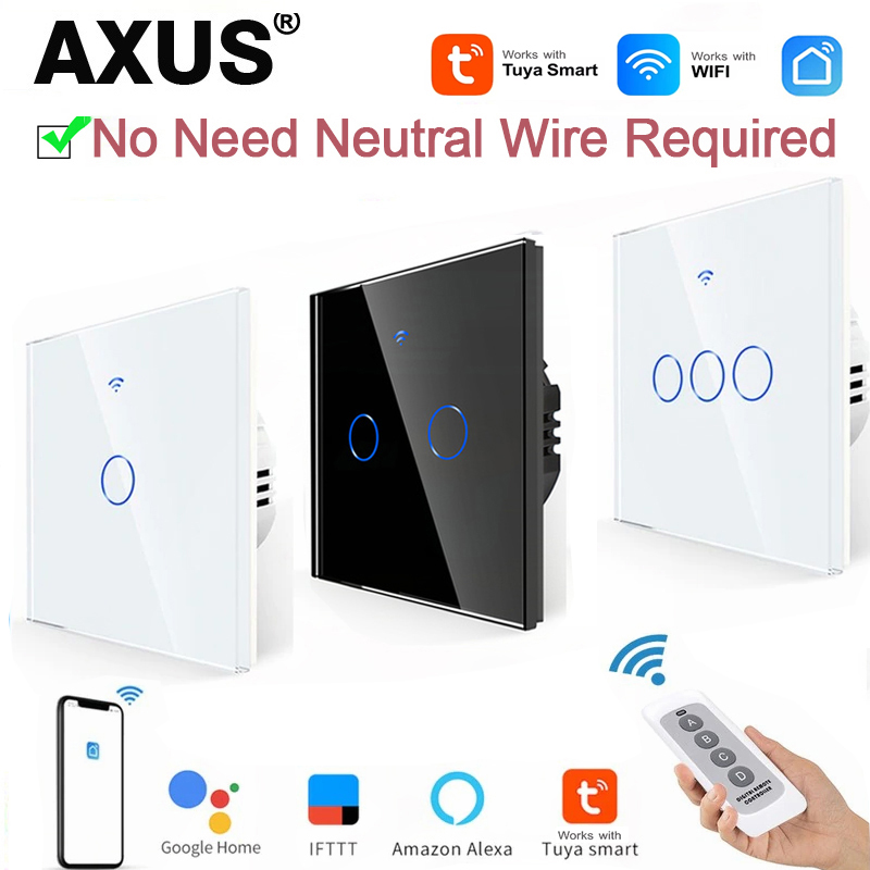 Smart Home Alexa - Inteligentne włączniki światła AXUS EU WiFi,