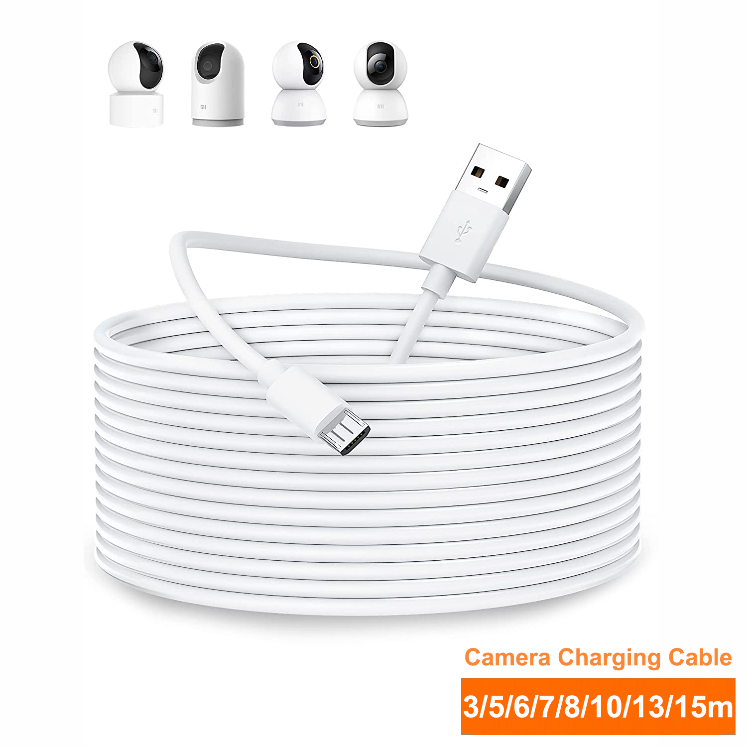 Smart Home Xiaomi Devices - Przedłużacz Micro USB 3~13m do Xiaomi