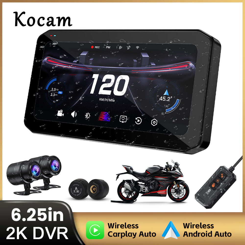 Smart Home For Pc - 6,25-calowy Carplay Motocyklowy DVR Nawigacja GPS