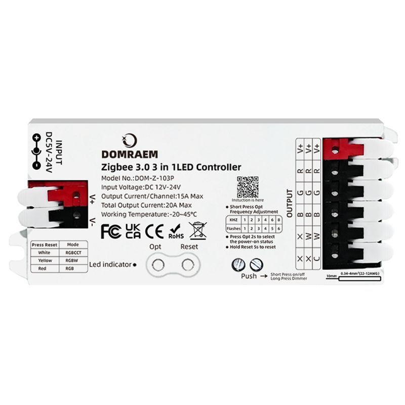 Smart Home Alexa - AD23-Domraem Zigbee3.0 RGBCCT RGB RGBW Kontroler