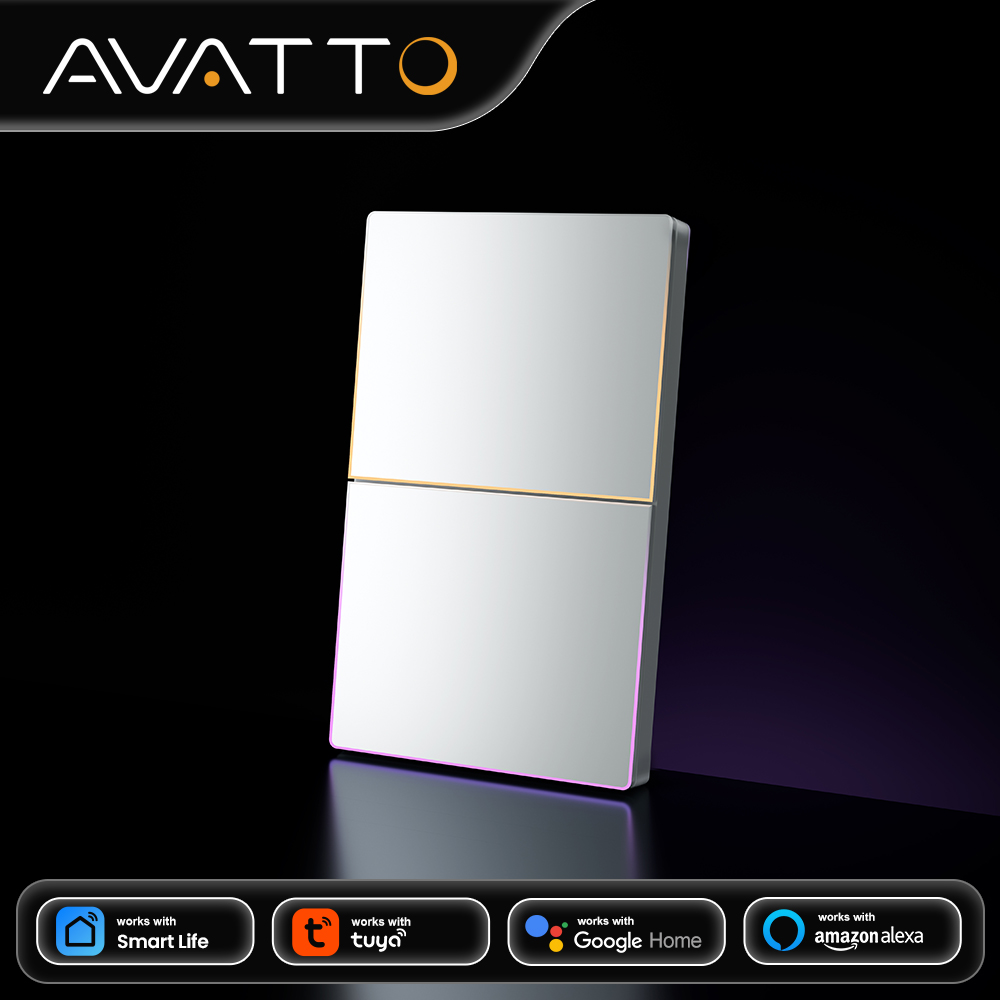 Smart Home Alexa - AVATTO 1/2/3/4-przyciskowy inteligentny włącznik światła WiFi,