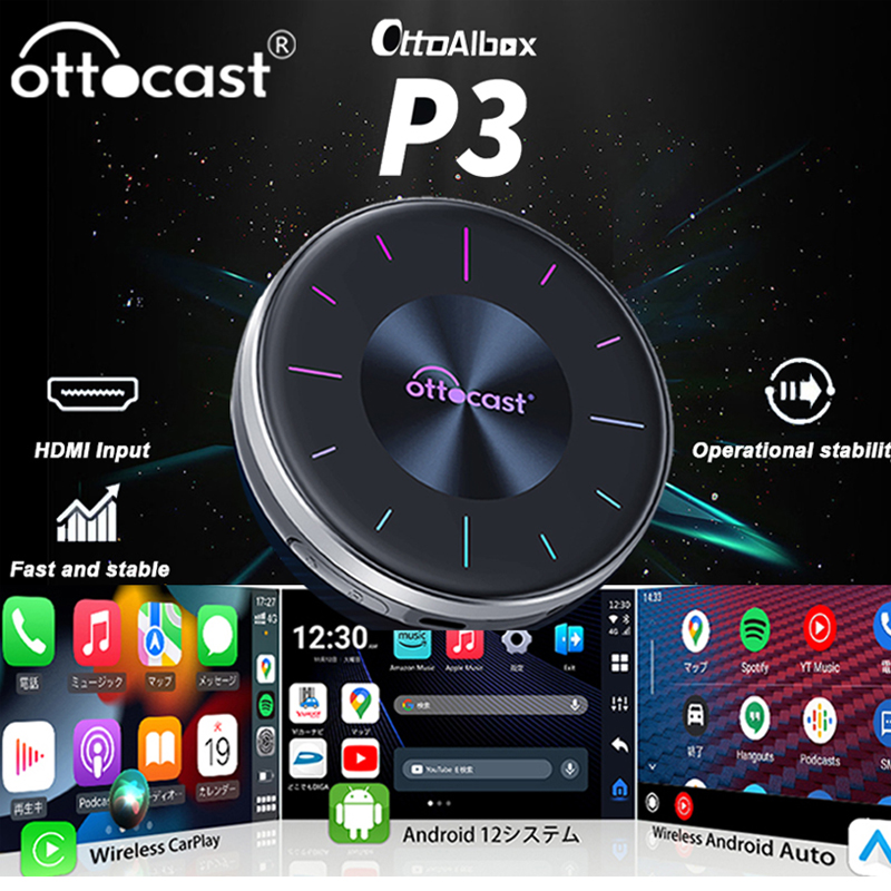 Smart Home Orvibo - OTTOCAST P3 CarPlay AI Box Bezprzewodowy
