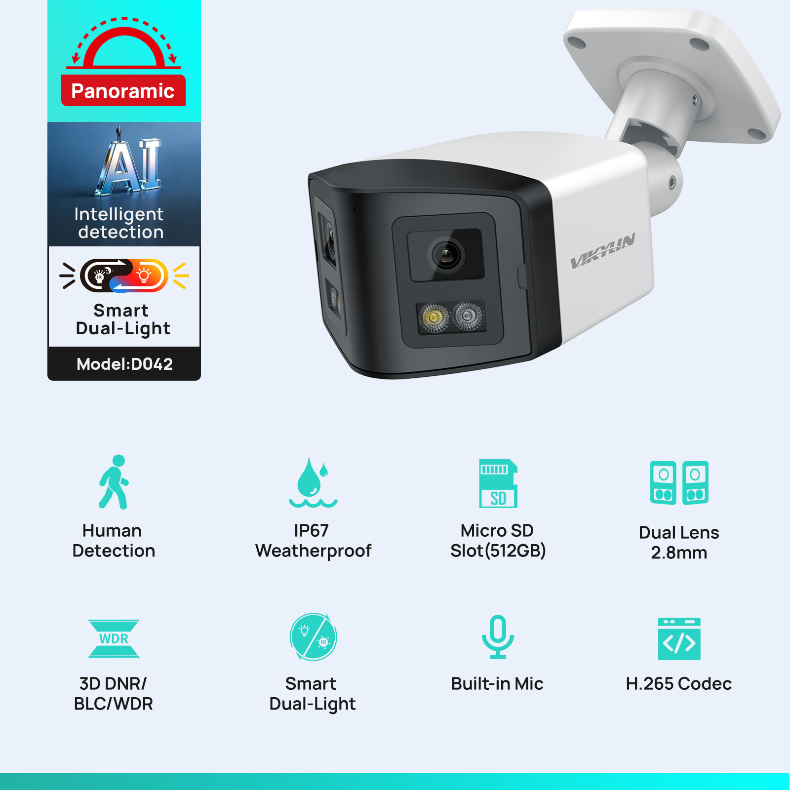VIKYLIN 170 °   Panoramiczna k – Smart Home Notifications recenzja i cena