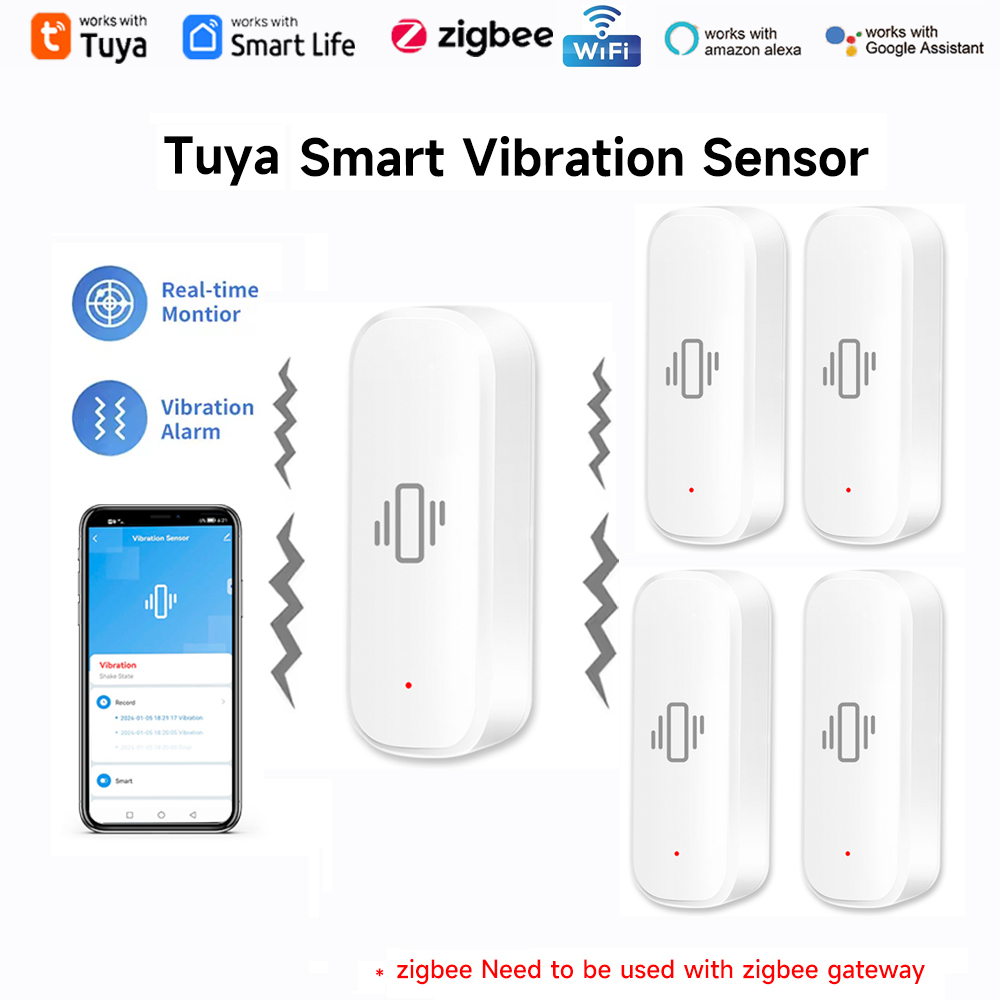 Czujnik wibracji Tuya WiFi Zig – Smart Home Notifications recenzja i cena