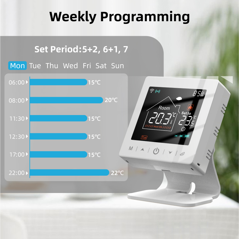 Inteligentny termostat WiFi do – Smart Home Thermostat recenzja i cena