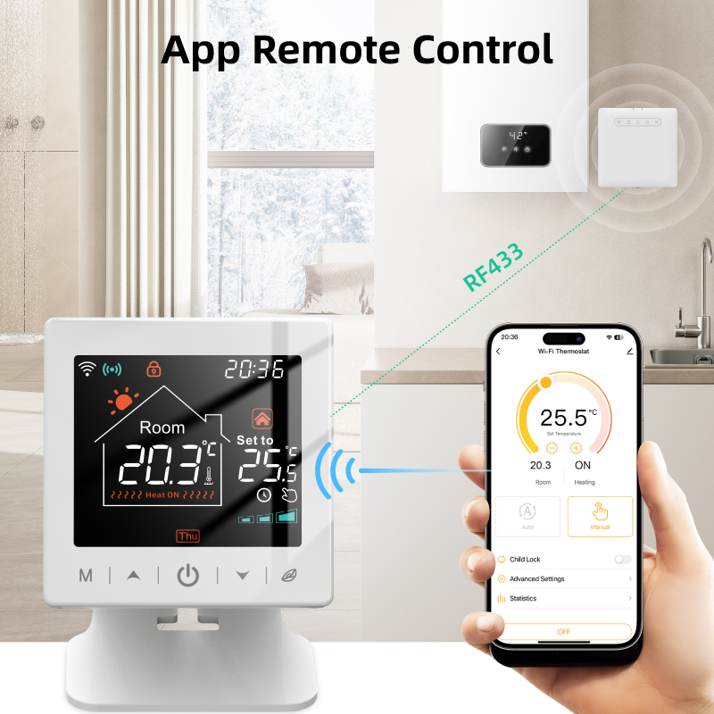 Inteligentny termostat WiFi do – Smart Home Thermostat recenzja i cena