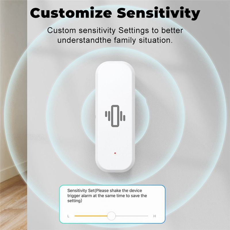 Czujnik wibracji Zigbee AA87,  – Smart Home Notifications recenzja i cena