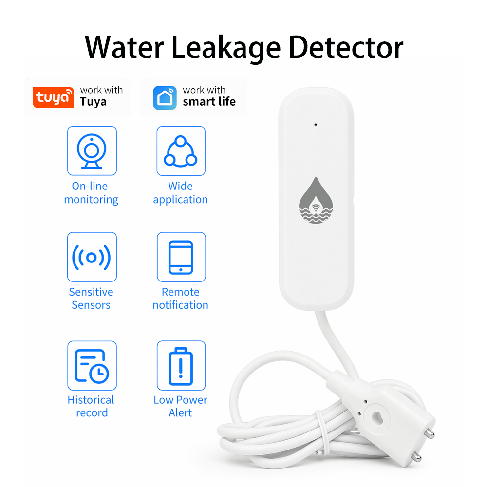 Czujnik alarmowy wycieku wody  – Smart Home Web recenzja i cena