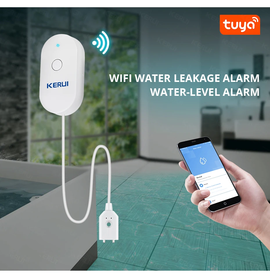Czujnik zalania WiFi KERUI Sma – Smart Home Notifications recenzja i cena