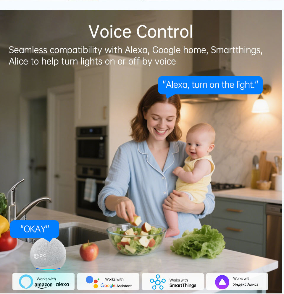 1 2 3 4 Gang WiFi RF 433mhz Do – Smart Home Alexa recenzja i cena