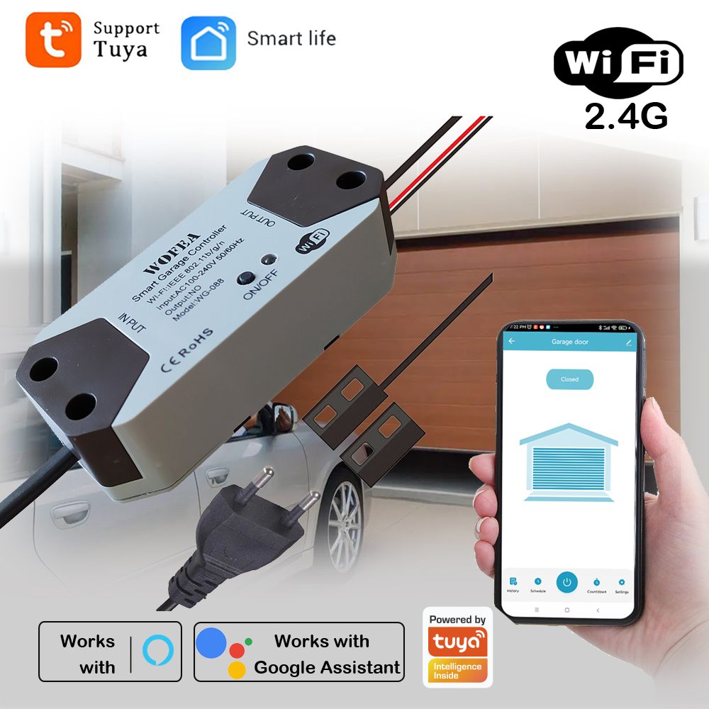 Inteligentny kontroler otwiera – Smart Garage Door Opener recenzja i cena