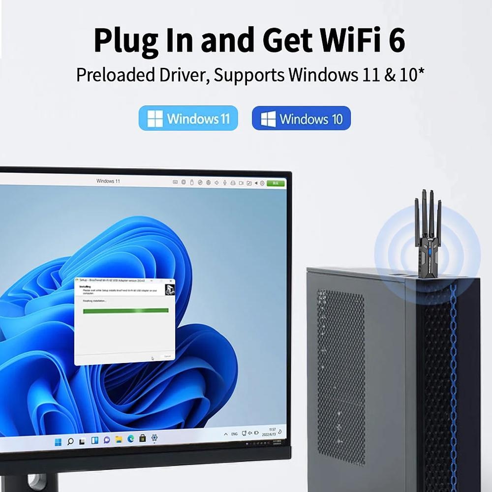 Adapter WiFi 6 USB 3.0 1800 Mb – Smart Home For Pc recenzja i cena