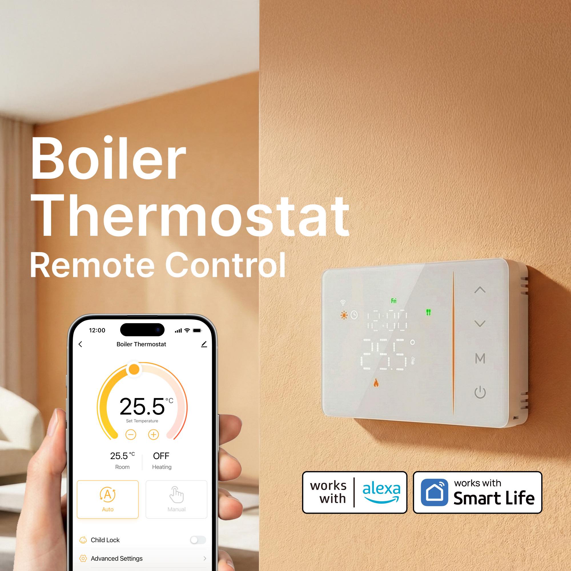 Inteligentny termostat Tuya za – Smart Home Thermostat recenzja i cena